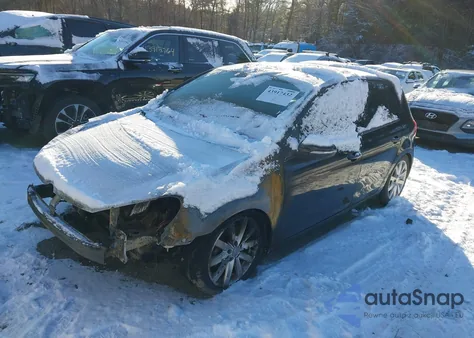 2011 Volkswagen Golf Tdi 4-Door из США, поврежденный, VIN WVWDM7AJ2BW128617